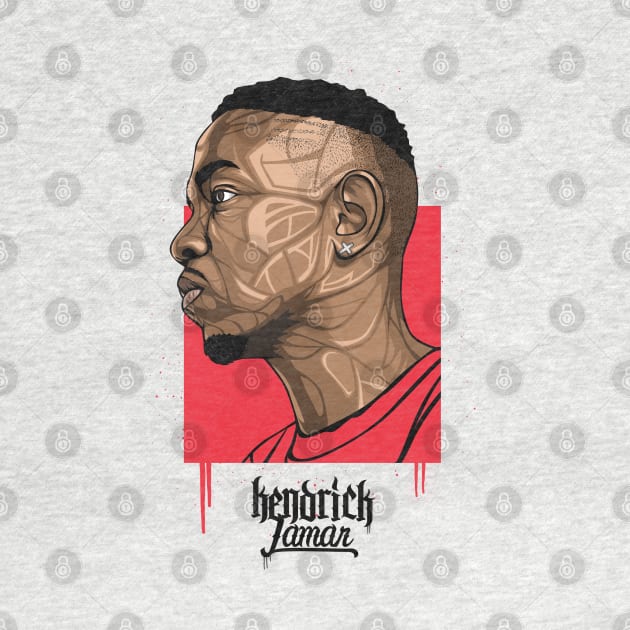 Kendrick Lamar portrait by BokkaBoom